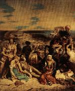 Eugene Delacroix The Massacer at Chios oil on canvas